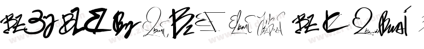 BZChancery Bold Ita字体转换
